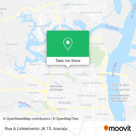 Rua A Loteamento JK 15 map