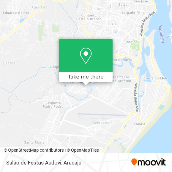 Salão de Festas Audovi map