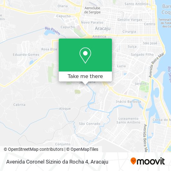 Avenida Coronel Sizinio da Rocha 4 map