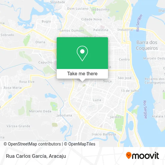 Rua Carlos García map