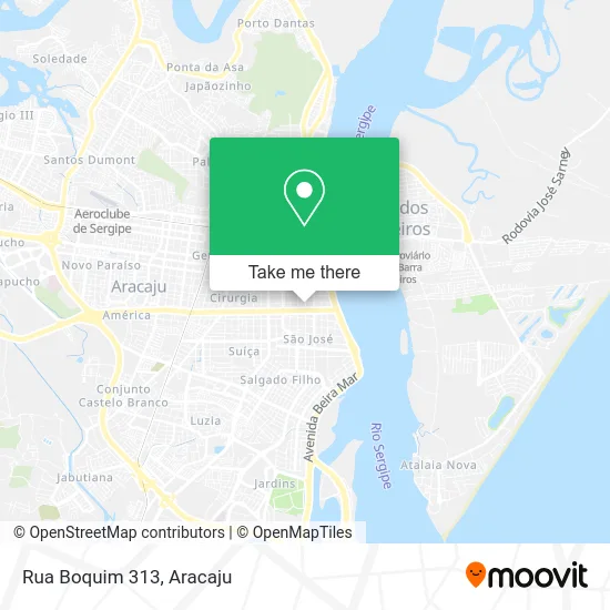 Rua Boquim 313 map