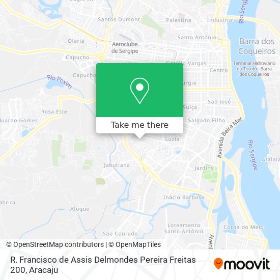 R. Francisco de Assis Delmondes Pereira Freitas 200 map