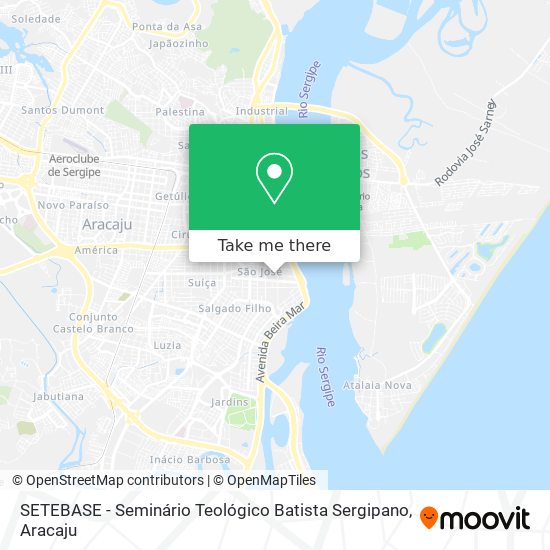 How to get to SETEBASE - Seminário Teológico Batista Sergipano in