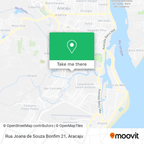 Mapa Rua Joana de Souza Bonfim 21