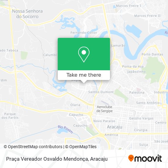 Praça Vereador Osvaldo Mendonça map