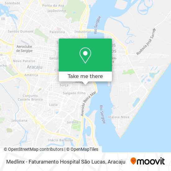 Mapa Medlinx - Faturamento Hospital São Lucas