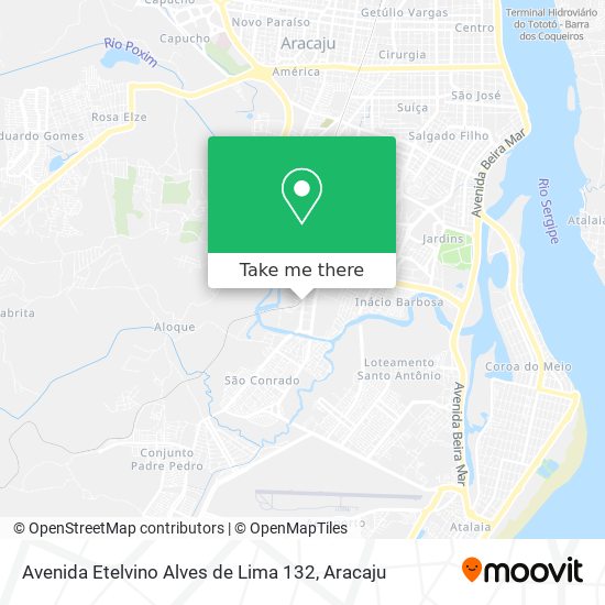 Mapa Avenida Etelvino Alves de Lima 132