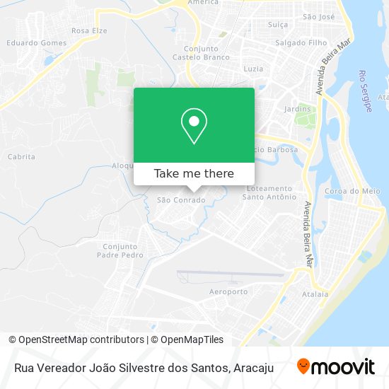 Rua Vereador João Silvestre dos Santos map