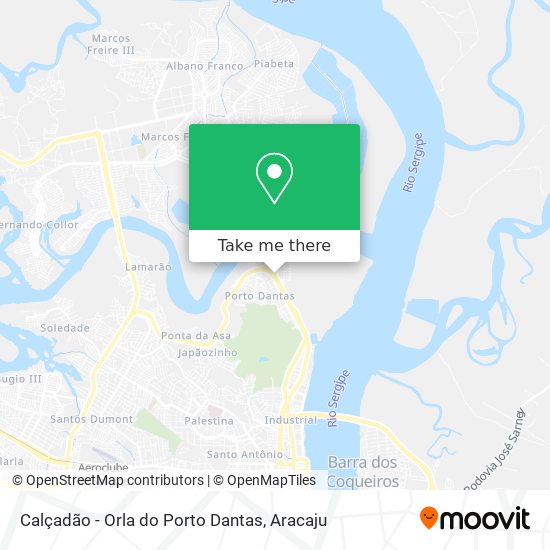 Calçadão - Orla do Porto Dantas map
