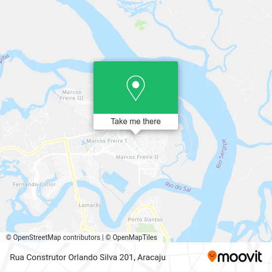 Rua Construtor Orlando Silva 201 map