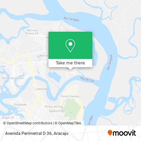 Avenida Perimetral D 36 map