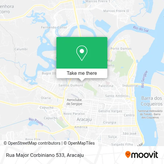 Rua Major Corbiniano 533 map