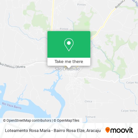 Loteamento Rosa Maria - Bairro Rosa Elze map