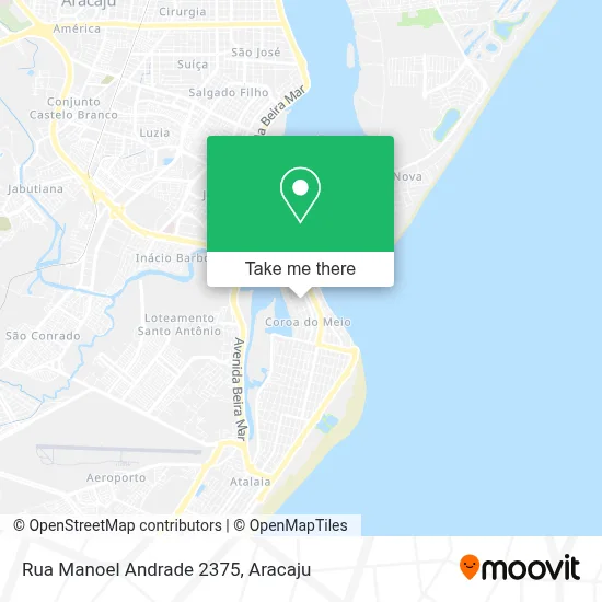 Rua Manoel Andrade 2375 map