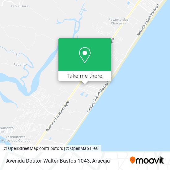 Mapa Avenida Doutor Walter Bastos 1043