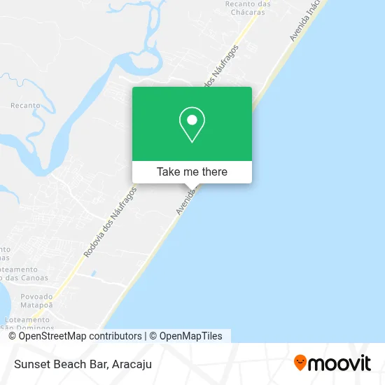 Sunset Beach Bar map