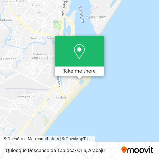 Quiosque Descanso da Tapioca- Orla map