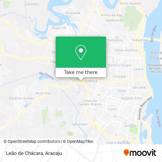 Leão de Chácara map