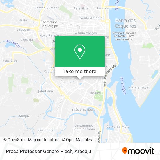 Praça Professor Genaro Plech map