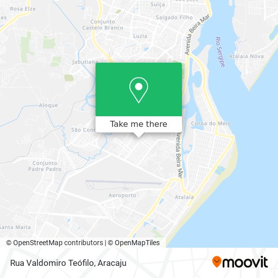 Mapa Rua Valdomiro Teófilo