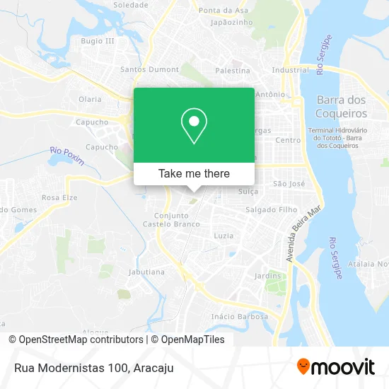 Rua Modernistas 100 map