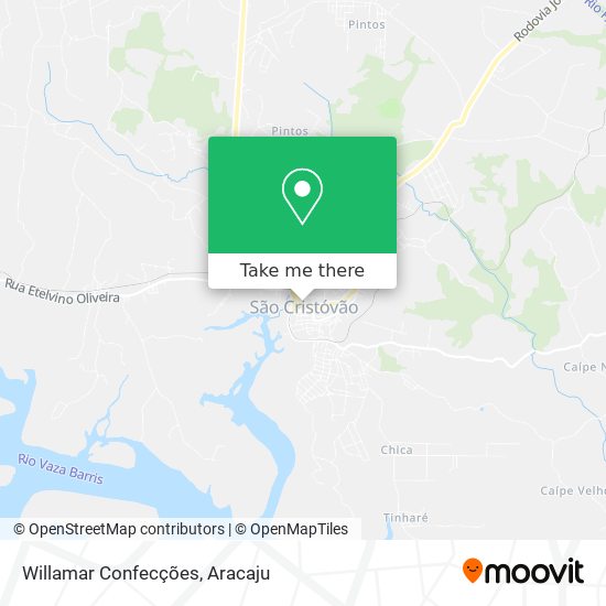 Willamar Confecções map