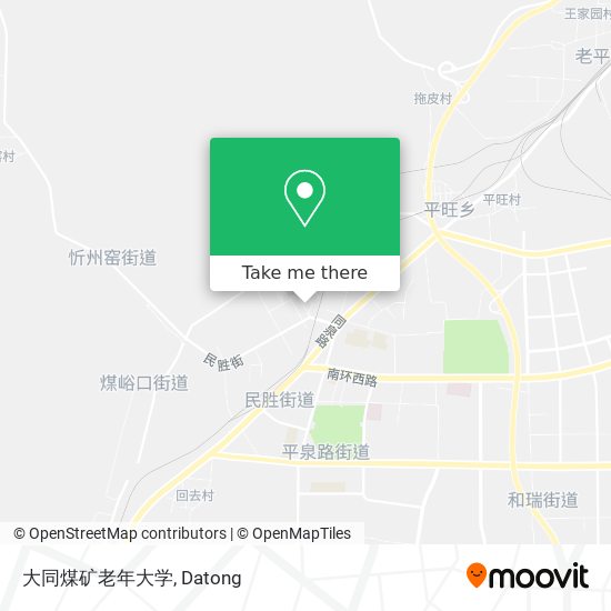 大同煤矿老年大学 map