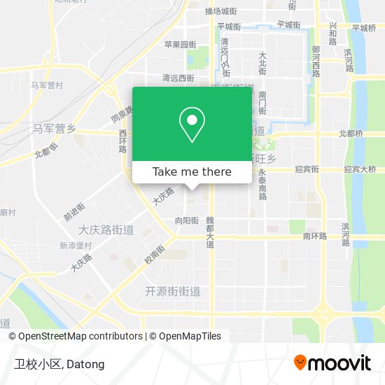 卫校小区 map