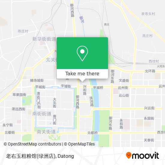 老右玉粗粮馆(绿洲店) map