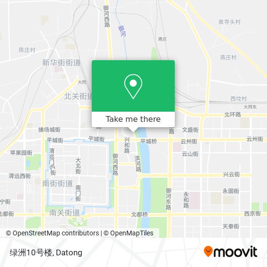 绿洲10号楼 map