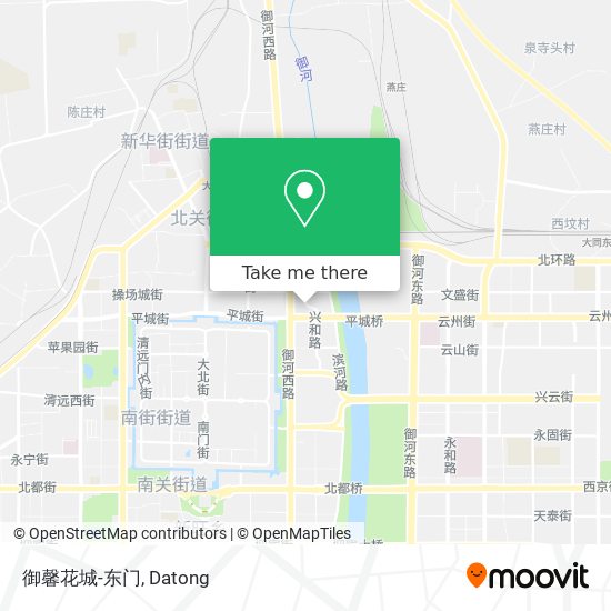 御馨花城-东门 map