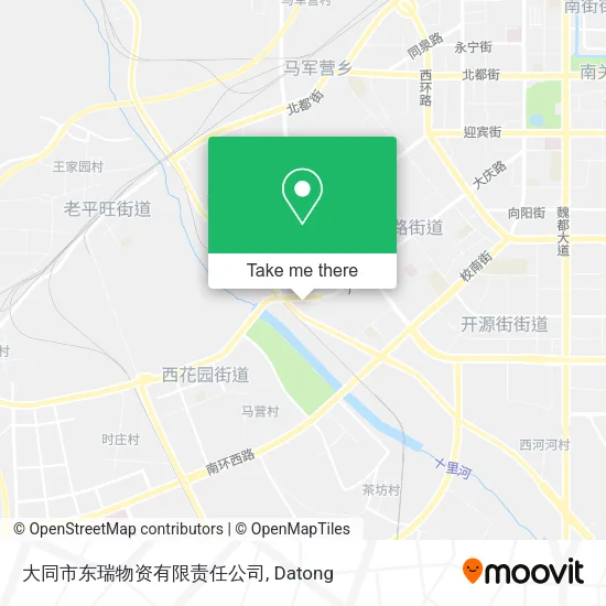 大同市东瑞物资有限责任公司 map