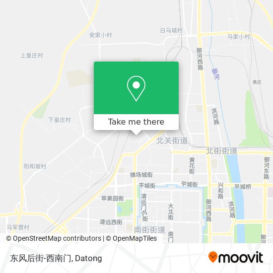 东风后街-西南门 map