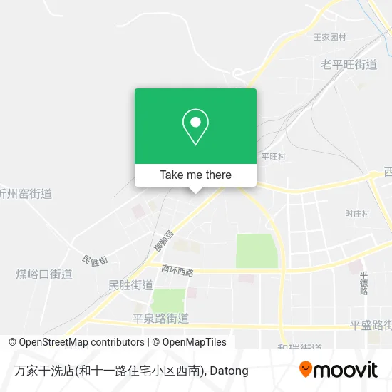 万家干洗店(和十一路住宅小区西南) map
