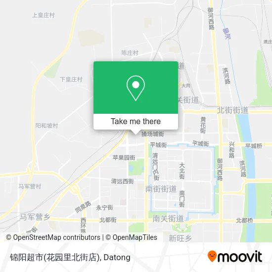 锦阳超市(花园里北街店) map