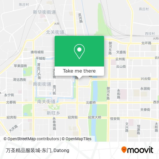 万圣精品服装城-东门 map