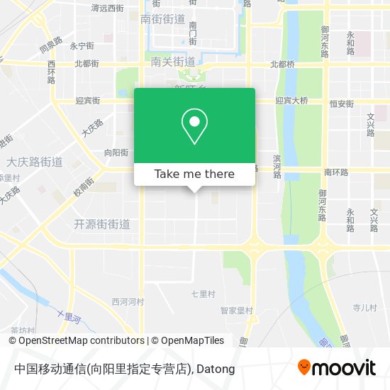 中国移动通信(向阳里指定专营店) map