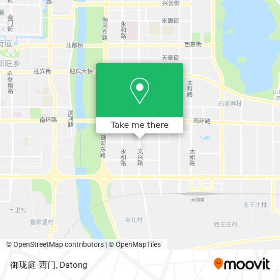 御珑庭-西门 map