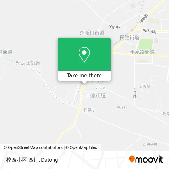 校西小区-西门 map