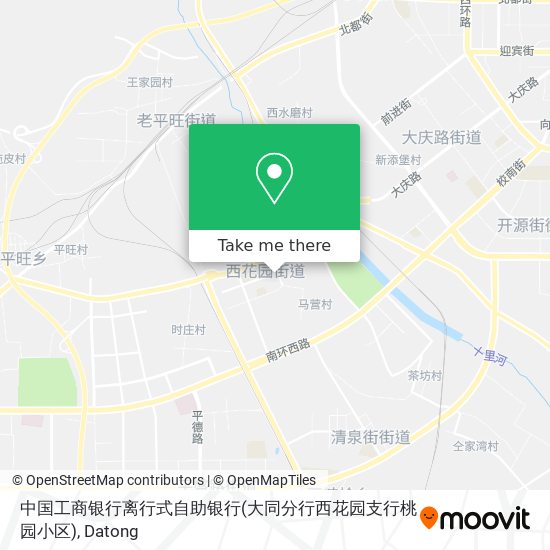 中国工商银行离行式自助银行(大同分行西花园支行桃园小区) map