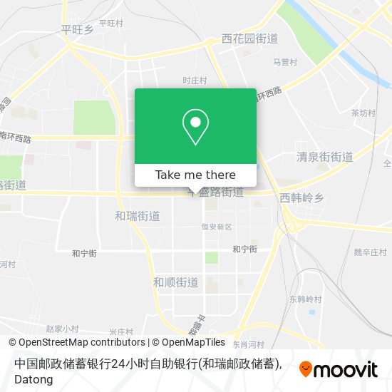 中国邮政储蓄银行24小时自助银行(和瑞邮政储蓄) map