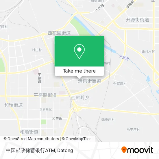 中国邮政储蓄银行ATM map