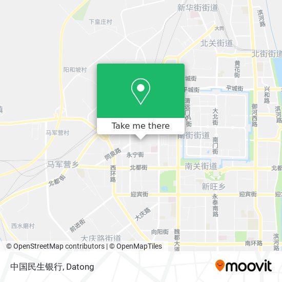 中国民生银行 map