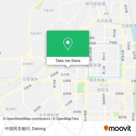 中国民生银行 map