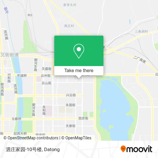 泗庄家园-10号楼 map