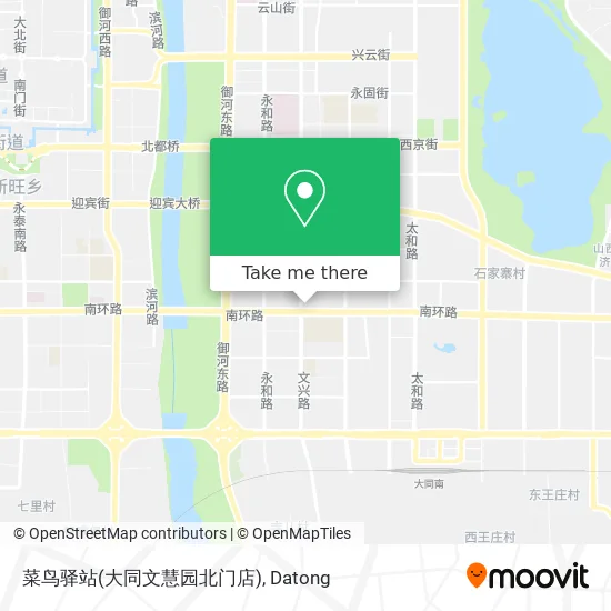 菜鸟驿站(大同文慧园北门店) map