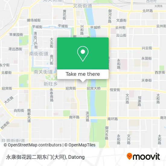 永康御花园二期东门(大同) map