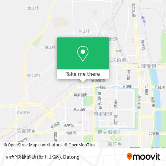 丽华快捷酒店(新开北路) map