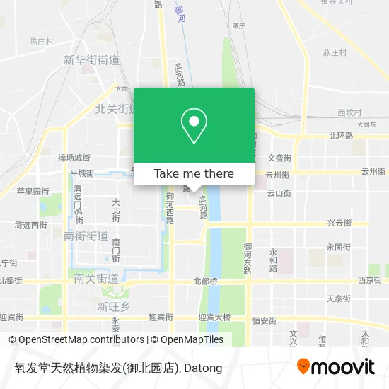 氧发堂天然植物染发(御北园店) map