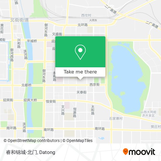 睿和锦城-北门 map